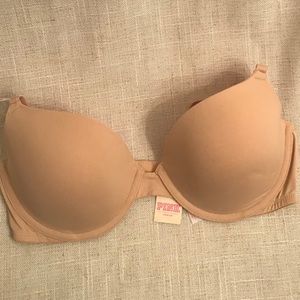 NWT Victoria’s Secret PINK Beige Bra in size 36C